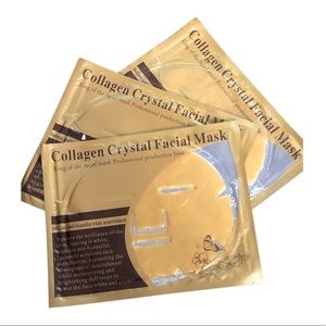 Set of 3 Collagen Crystal Facial Masks